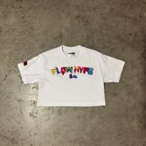 ¨GUMMY BEARS¨ WHITE CROP TOP