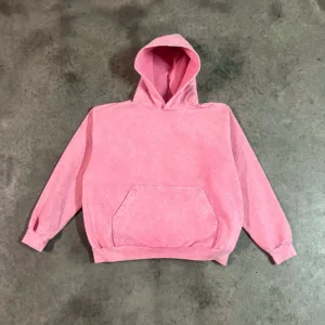 PINK HOODIE REVERSE SKULL BEAR ¨WE ARE THE NEW ERA¨ W2024