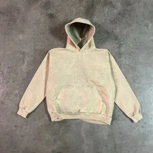GREY HOODIE BACK SKULL BEAR W2024